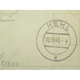 Feldpost carte postale Brückenbau-Ersatz-1 Bataillon. Espenlaub militaria